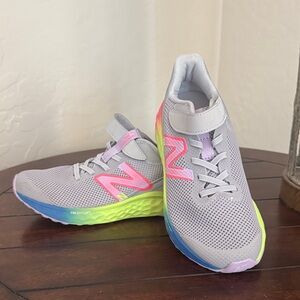 New Balance Kids Sneakers - Gray, Pink, Blue, Yellow